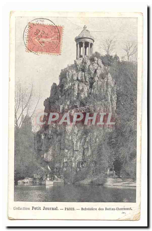 Paris (19eme) CPA Belvedere des Buttes Chaumont