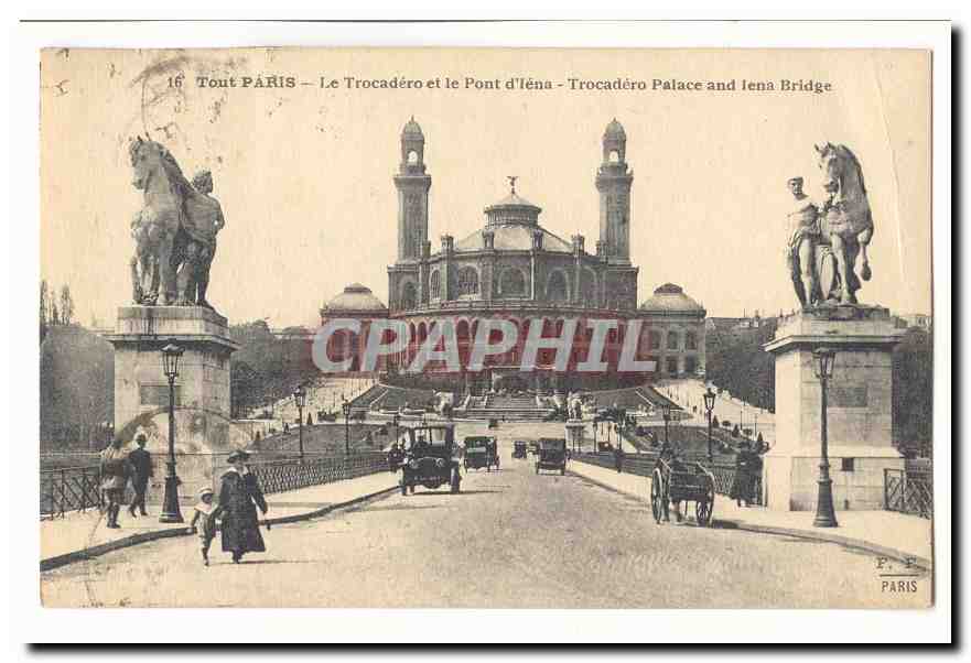 Tout Paris (8eme) CPA Le Trocadero et le pont d'iena