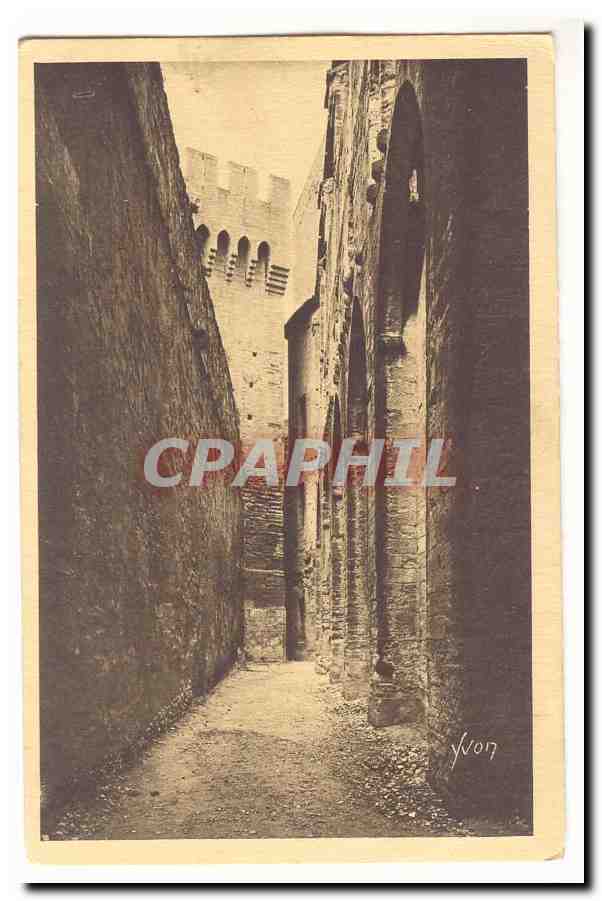 Avignon CPA Palais des papes Chemin de Ronde