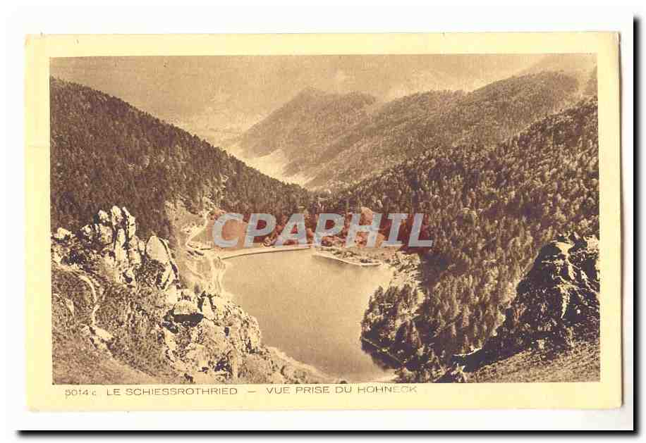 Le Schiessrothried CPA Vue prise du Hohneck
