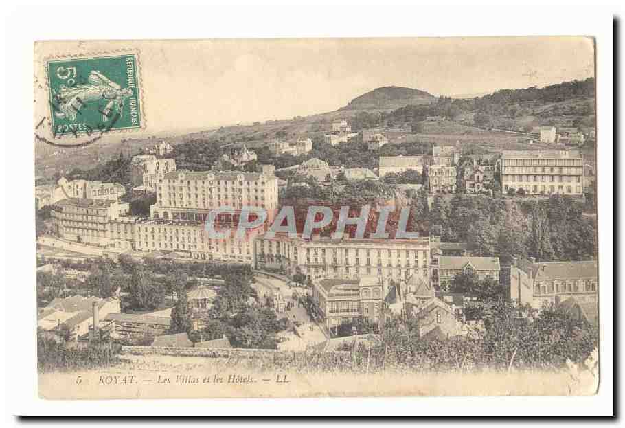 Royat — Les Villas et les Hôtels — LL