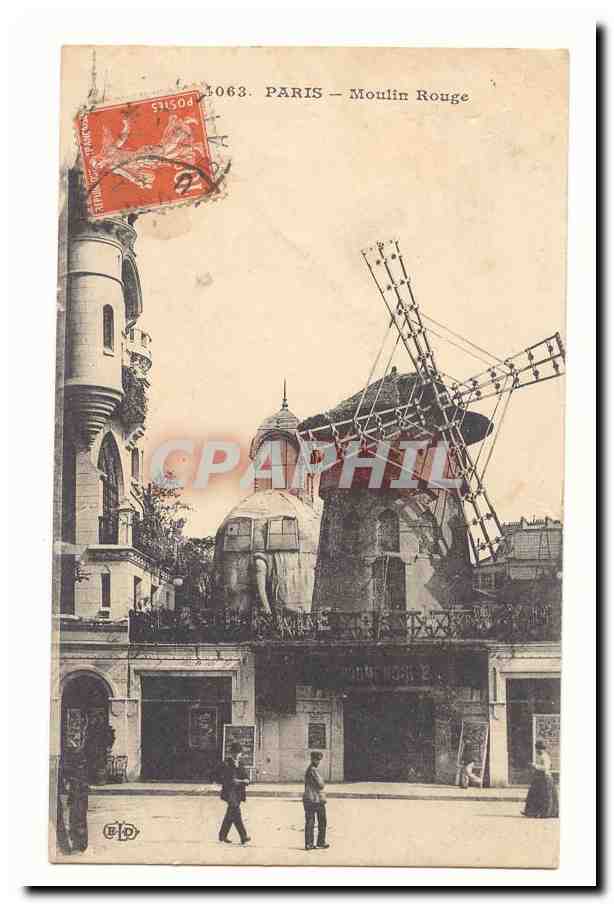 Paris (18eme) CPA Moulin Rouge (mill)