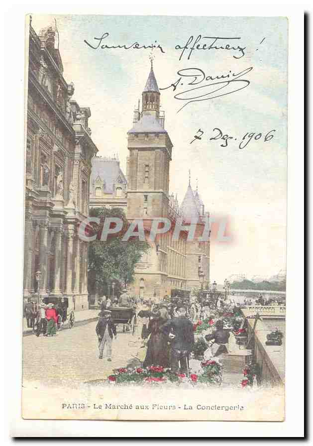 PARIS - Le Marché aux Fleurs - La Conciergerie