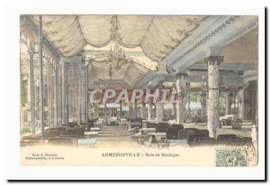 Armenonville - Bois de Boulogne — Phot. F. Silvestre, Paris-Levallois, 1, r. Carnot