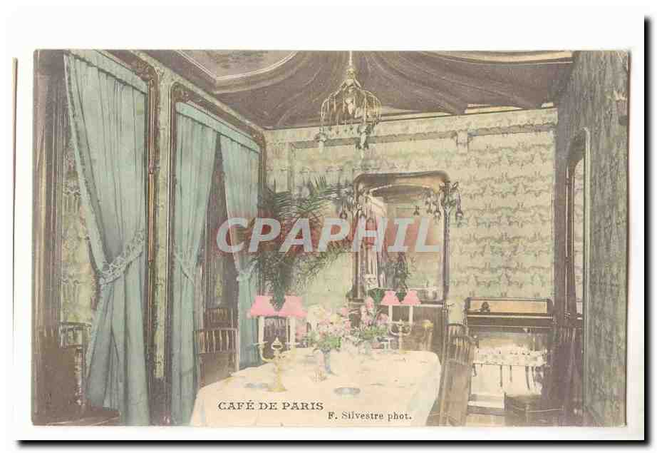 Paris CPA Cafe de Paris