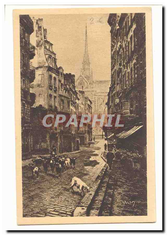 Paris (5eme) CPA rue du haut pave