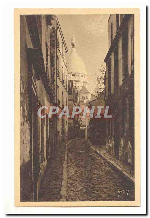 Paris (18eme) CPA Montmartre La rue Saint Rustique