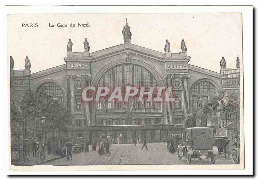 Paris (10eme) CPA La gare du Nord