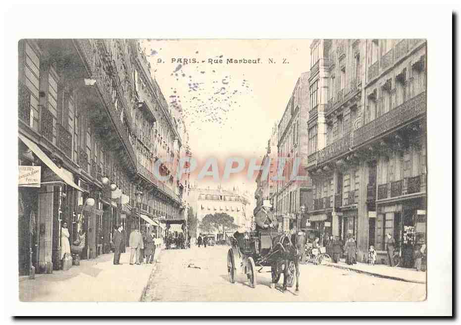 Paris - Rue Marbeuf - N. Z.