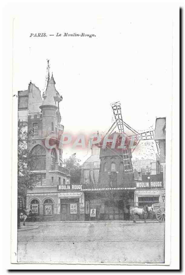 Paris (18eme) CPA Le Moulin Rouge