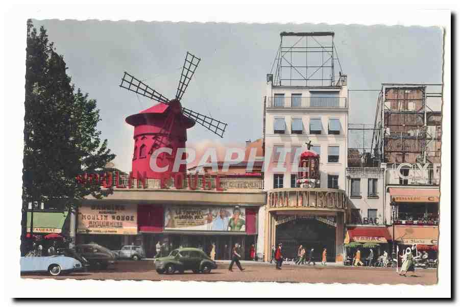 Paris (18eme) CPA Le Moulin rouge (mill)
