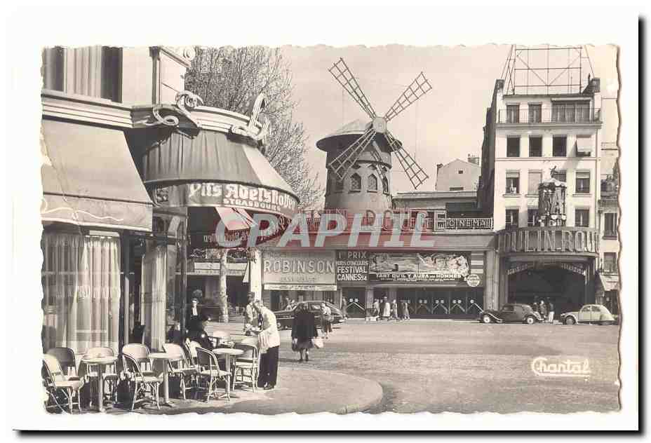 Paris (18eme) CPA La Moulin rouge
