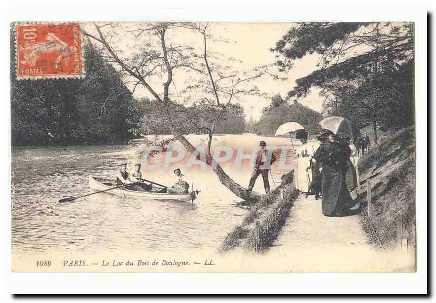 Paris — Le Lac du Bois de Boulogne — LL
