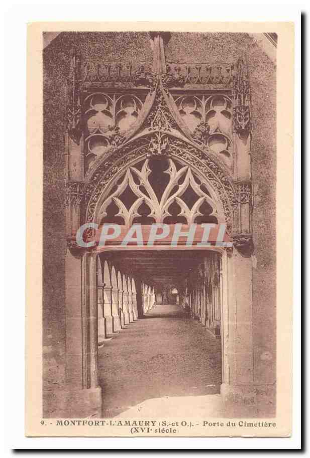 Montfort-l'Amaury (S.-et O.) — Porta del Cimitero — XVI secolo