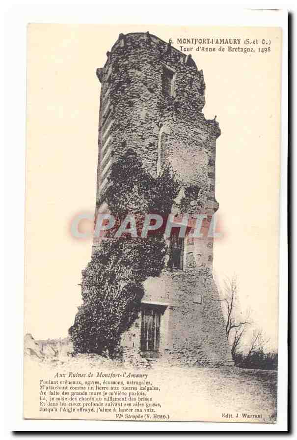 Toren van Anna van Bretagne — Montfort-l'Amaury (S.-et O.) — Ed. J. Warrani