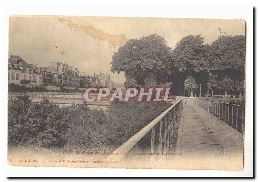 St-Germain-en-Laye — La Terrasse vue de l'Ascenseur — Phototype A. Rep et Filiotte à Château-Thierry