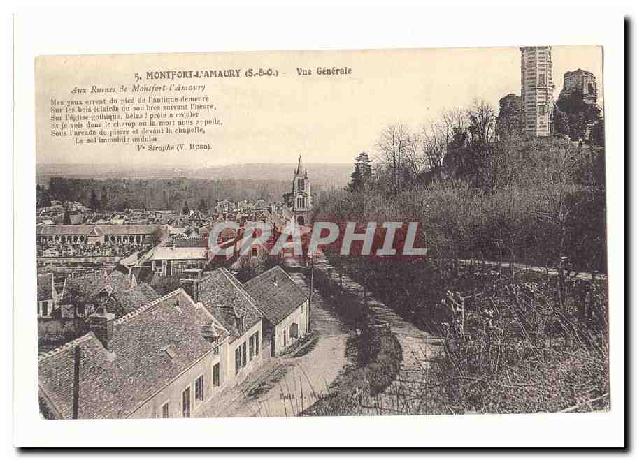 Montfort-l'Amaury (S.-&-O.) — Vista General — Editor: V. Housso, n°5