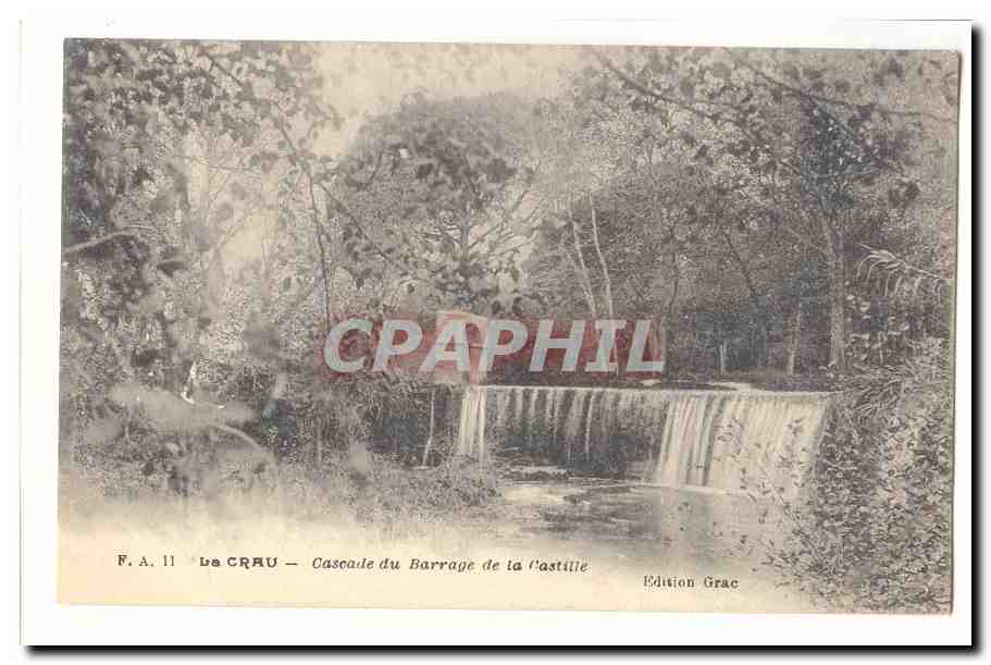 Le Crau CPA Cascade du barrage de la CAstille