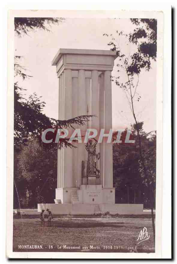 Montauban - Le Monument aux Morts, 1914-1918 — éditeur Bournelle, n° 18