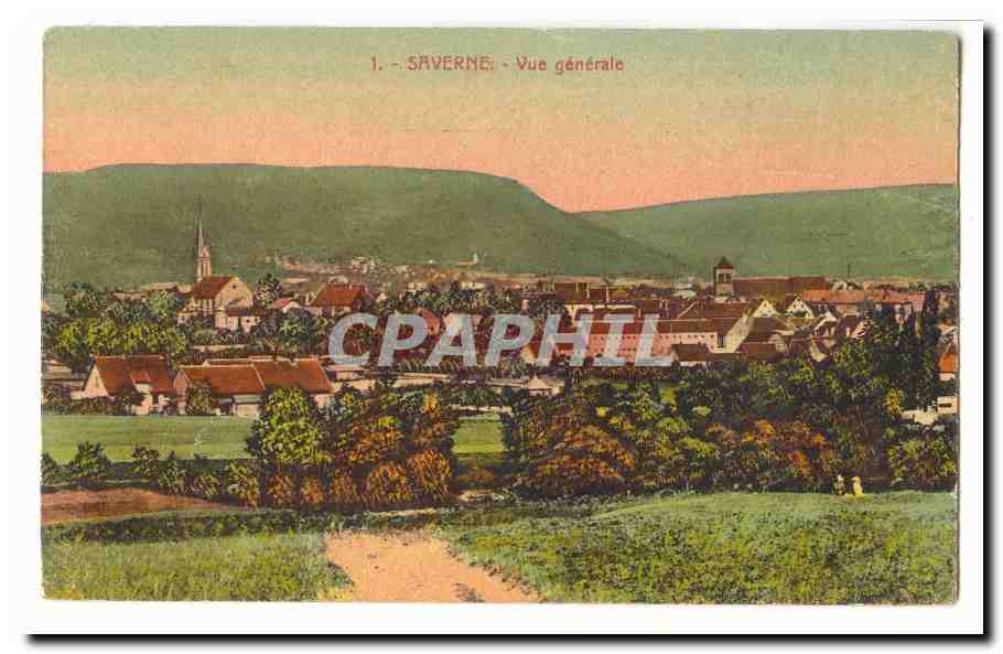 SAverne CPA Vue generale