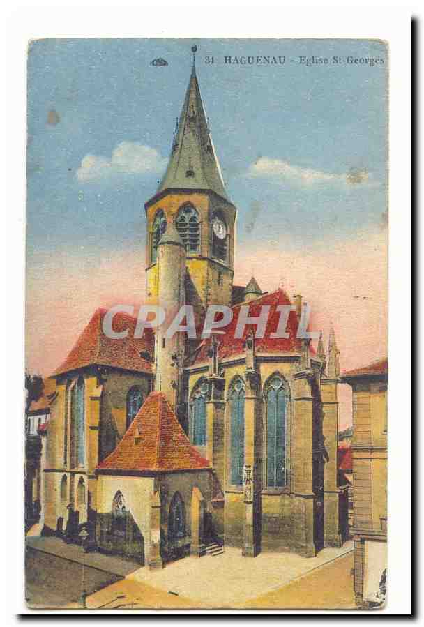 Haguenau CPA Eglise St Georges