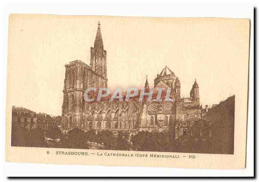 Strasbourg CPA LA cathedrale (cote meridional)