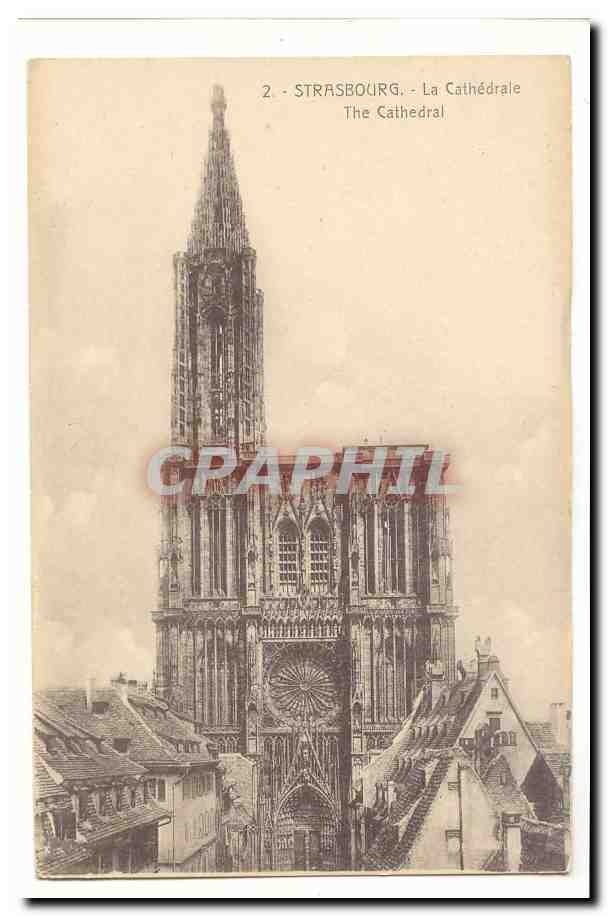 Strassburg CPA La cathedrale