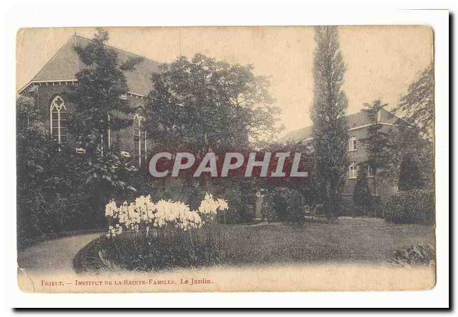 Thielt — Institut de la Sainte-Famille. Le Jardin.