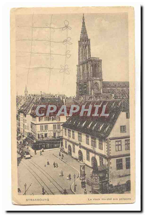 Strasbourg CPA Le vieux marche aux poissons