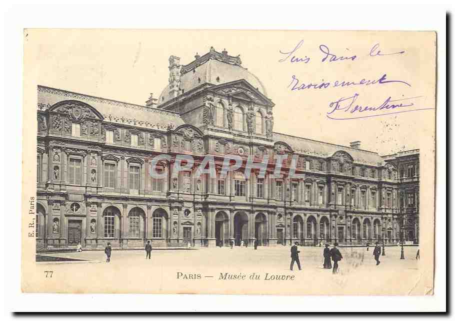 Paris CPA Musee du Louvre