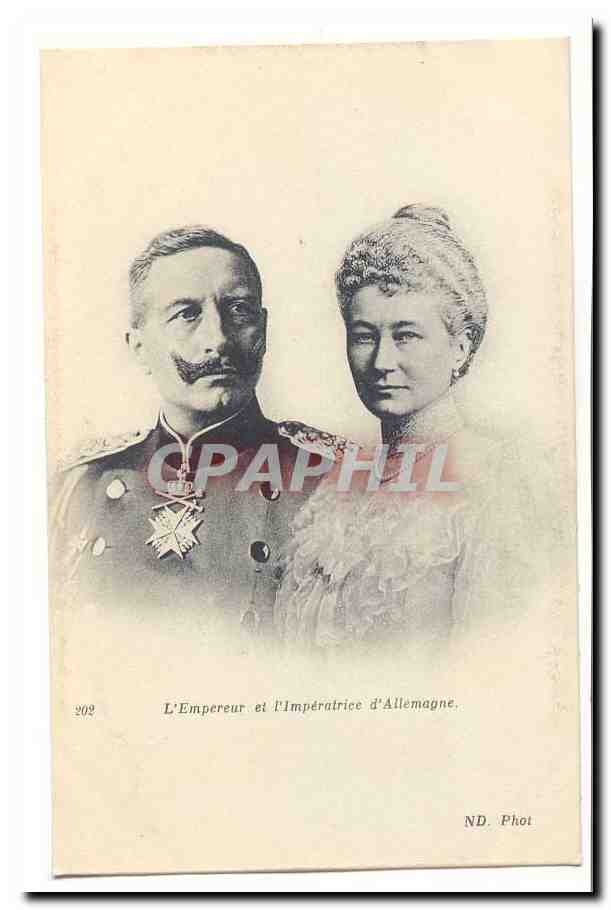 CPA l'empereur et l'imperatrice d'Allemagne
