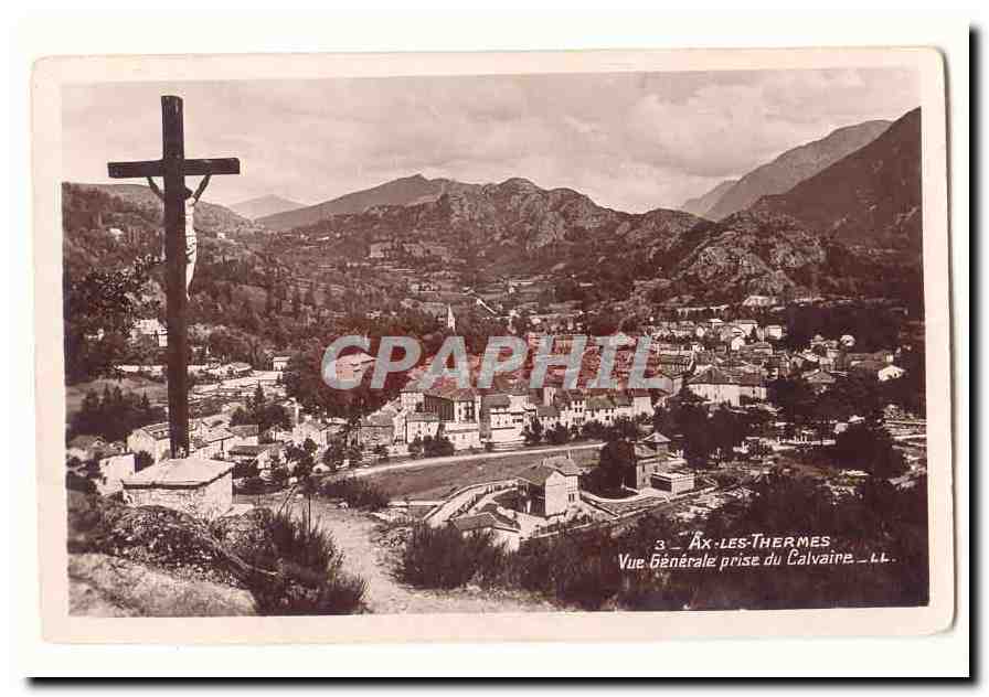 Ax-les-Thermes — Allgemeiner Blick vom Calvary — LL