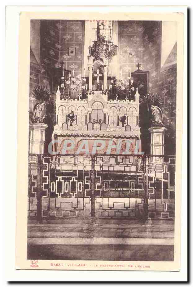 Ussat-Village — Der Meisteraltar der Kirche — Verlag Vénetes