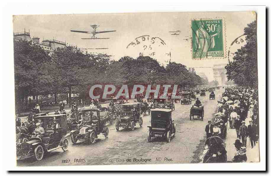 Paris — Avenue du Bois de Boulogne — ND Phot.