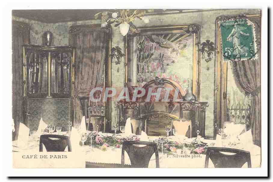 Paris CPA Cafe de Paris (restaurant)