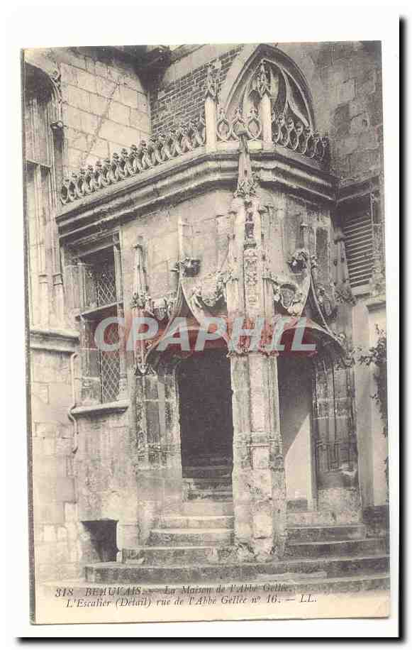 Beaucaire — Das Haus des Abbé Gellée — Detail der Treppe, rue de l'Abbé Gellée n°16
