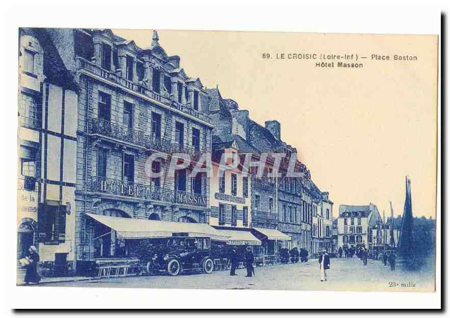 Le Croisic (Loire-Inf.) — Place Boston — Hotel Masson