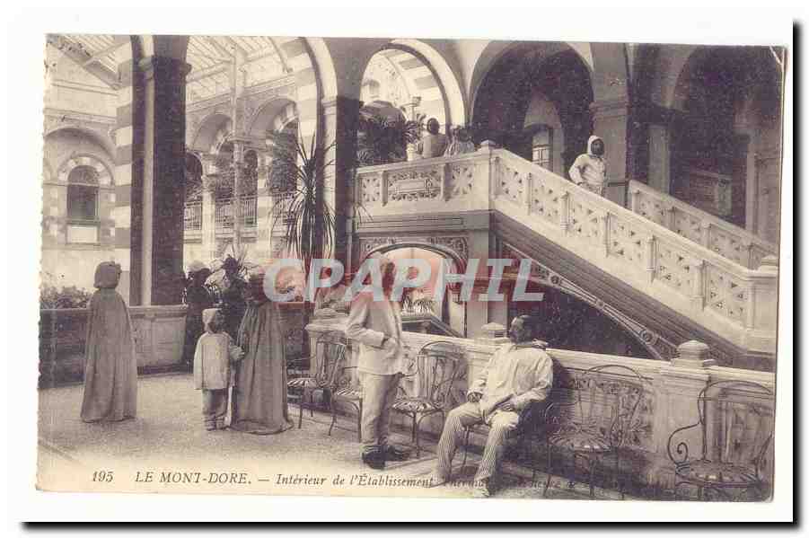 Le Mont-Dore — Intérieur de l'Établissement Thermal