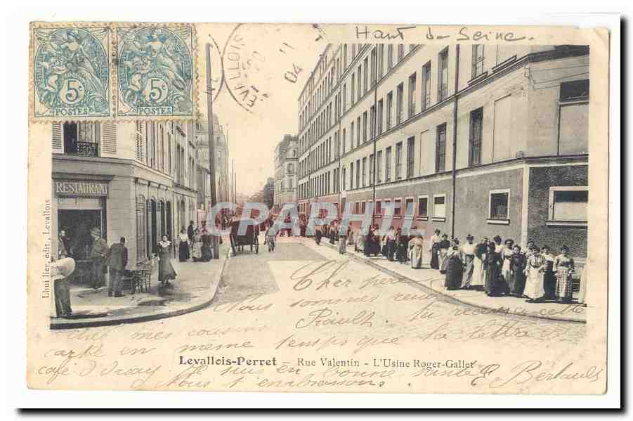 Levallois-Perret — Rue Valentin — L'Usine Roger-Gallet