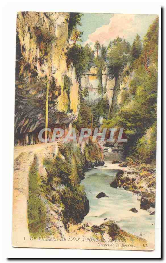 De Villard de Lans a Pont en Royans CPA Gorges de la Bourne