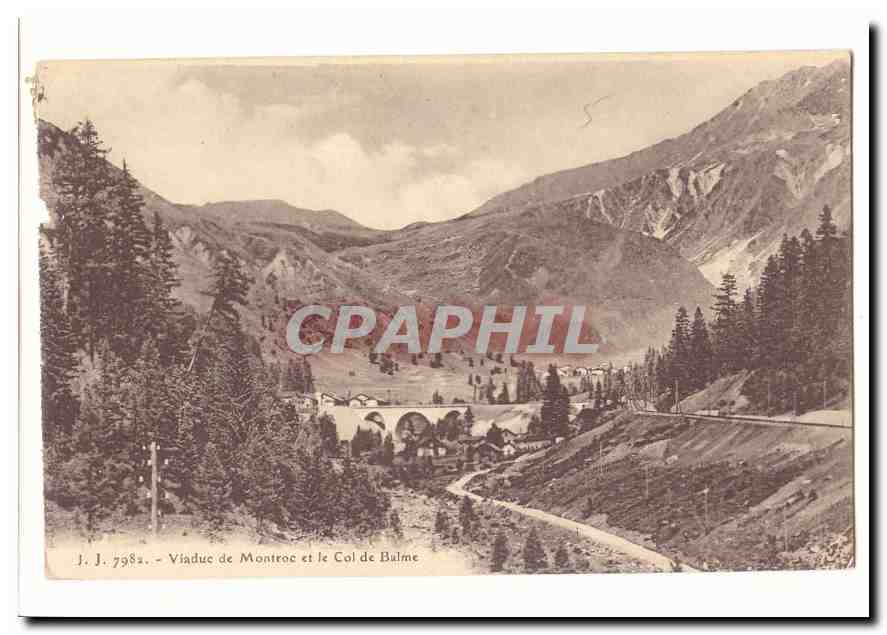 Viaduc de Montroc et le Col de Balme — J. J. 7982