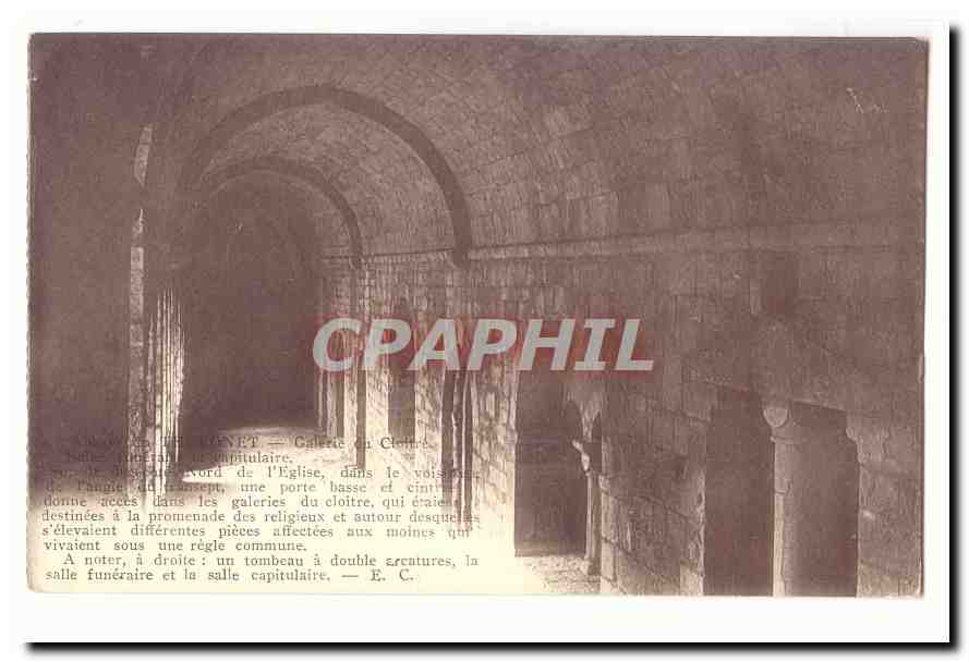 Abbaye de Thoronnet CPA Galerie du cloitre