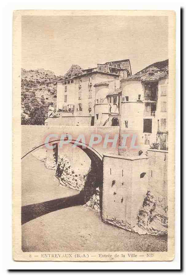 Entrevaux CPA Entree de la ville