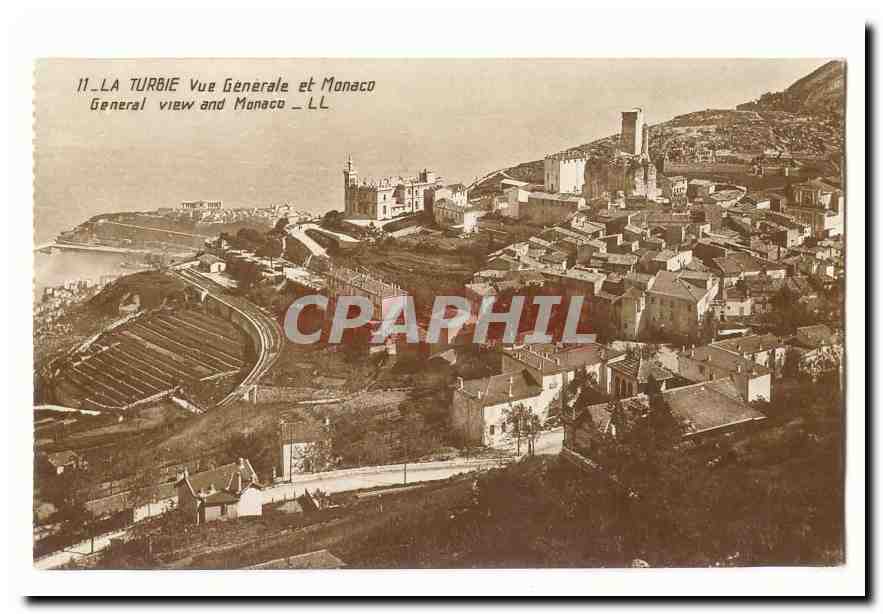 La Turbie — Vue Générale et Monaco — LL