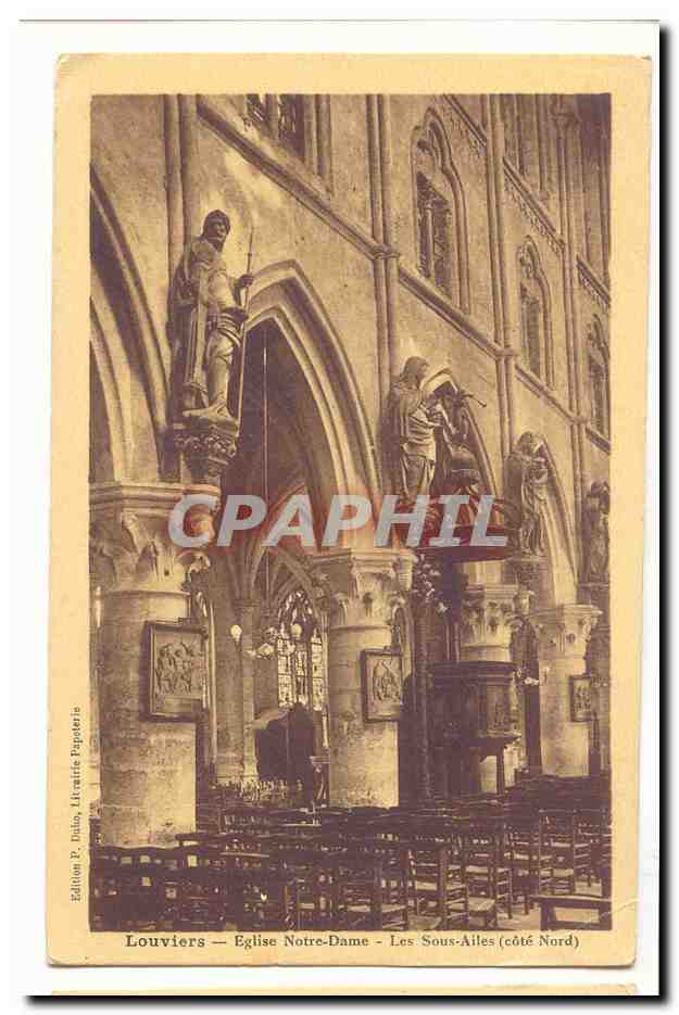 Louvières — Église Notre-Dame — Les Sous-Ailes (côté Nord)