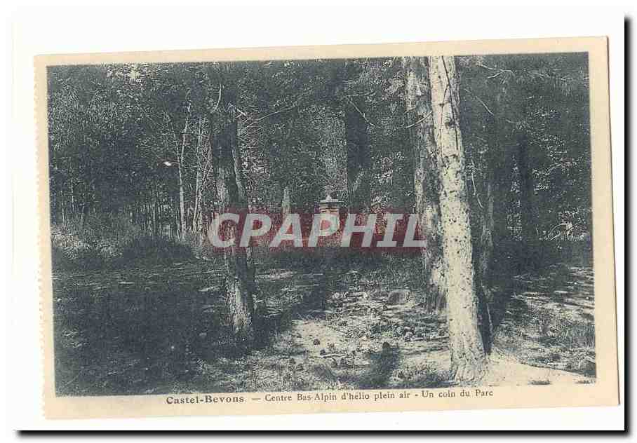 Castel-Bevons — Centre Bas-Alpin d'hélio plein air — Un coin du Parc