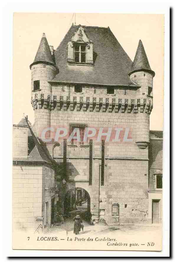 Loches CPA La porte des cordeliers