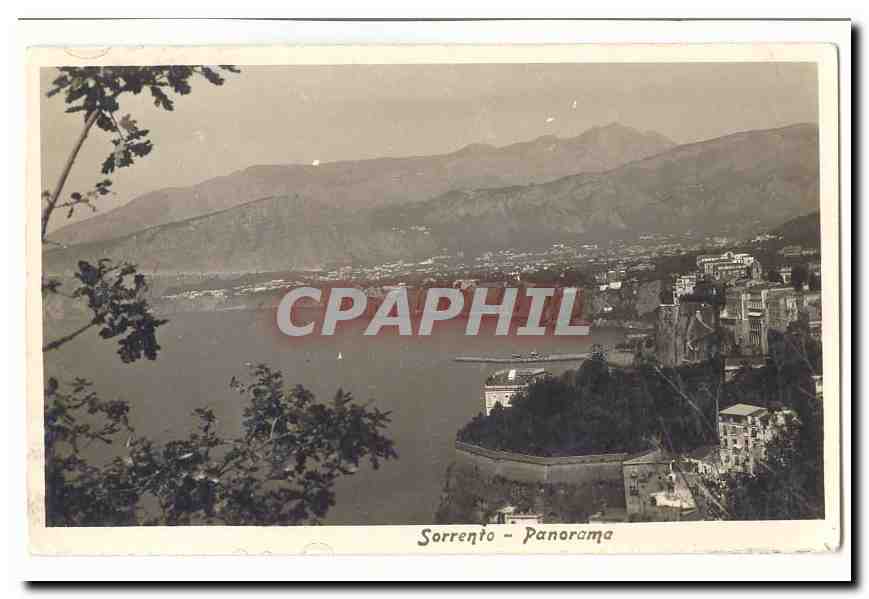 Italie Italia Sorrento CPA Panorama