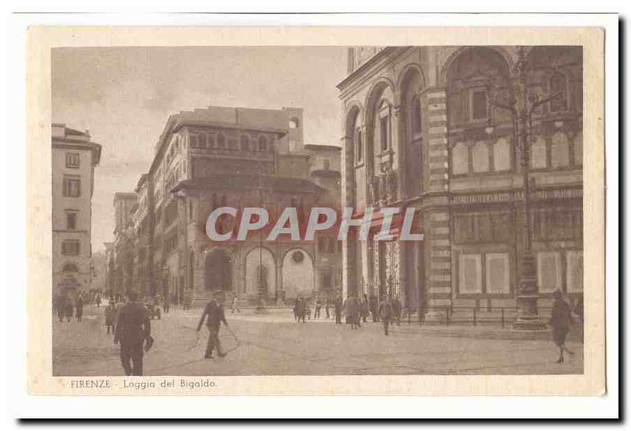 Italie ITalie Firenze CPA Loggia del Bigaldo