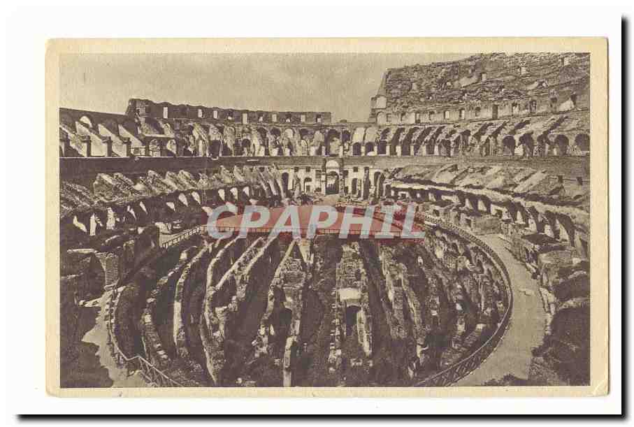 Italie Italia Roma CPA Colosseo col nuovi scavi